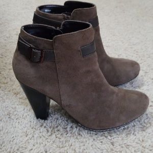 Euro soft mocha suede booties
